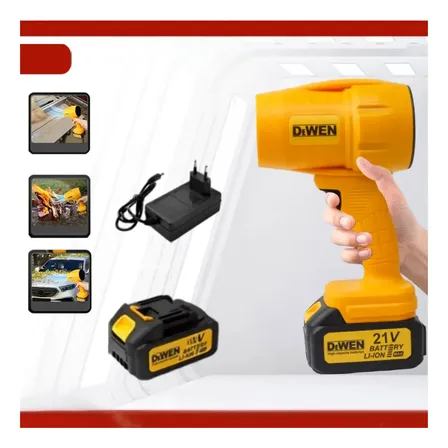 Soprador De Folhas Elétrico Turbo 1.050w Portátil - Dewen