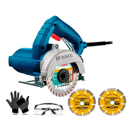 Serra Mármore Profissional Bosch 220v + Discos E Kit Epi 220v