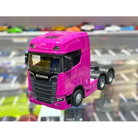 Miniatura Caminhão Scania 770s Com Som E Luz Cabine Trucado