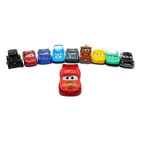 Kit 10 Carrinhos Metal Relâmpago Mcqueen Brinquedo Infantil