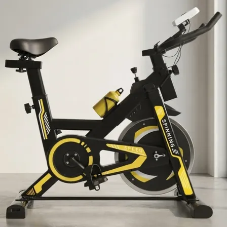 Bicicleta Ergométrica Movick Spinning Magnética 13kg Amarelo / Preto N/a