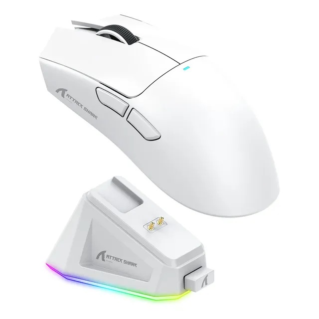 Mouse Gamer Attack Shark X11 Sem Fio Paw3311