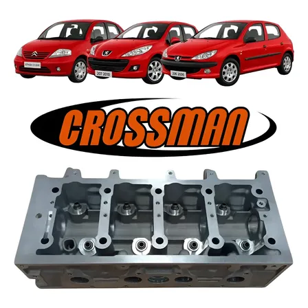 Cabeçote C3 206 207 Hoggar 1.4 8v 2004 A 2012 Gasolina Flex