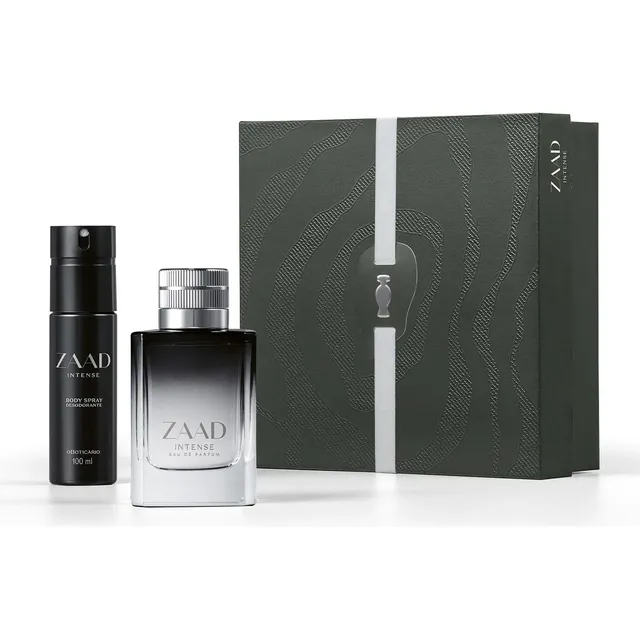 Kit Presente Zaad Intense O Boticário Masculino Original