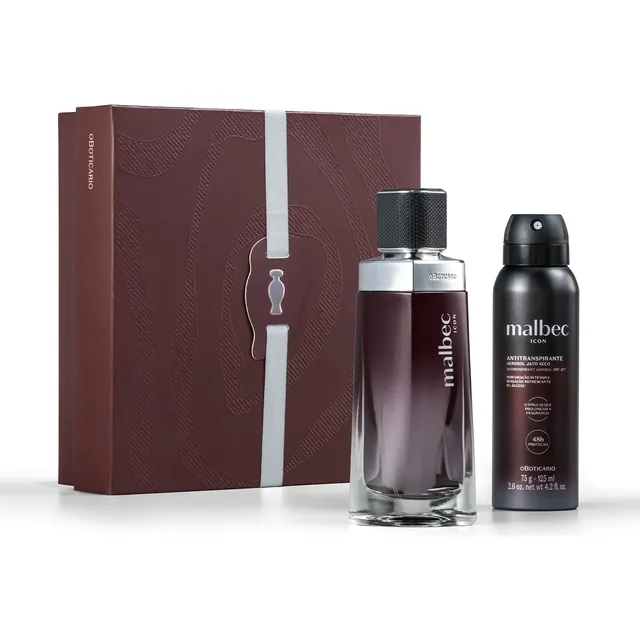 Kit Presente Malbec Icon O Boticário Masculino Original