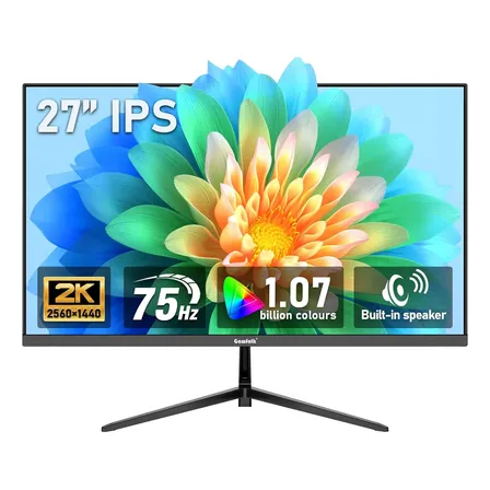 Monitor Gawfolk 27 Ips 2k Qhd 75hz Com Alto-falante