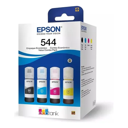 Kit 4 Tinta Para Epson 544 Original L3250 L3210 L3110 L5190 Diversas