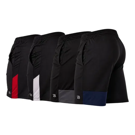 Kit 4 Bermuda Masculina Treino Academia Dry Liso Confortável Multicolorido Dry Fit G