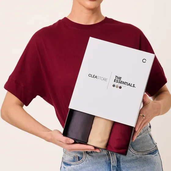 Kit De 3 T-shirts Oversized Intense Cléa Store