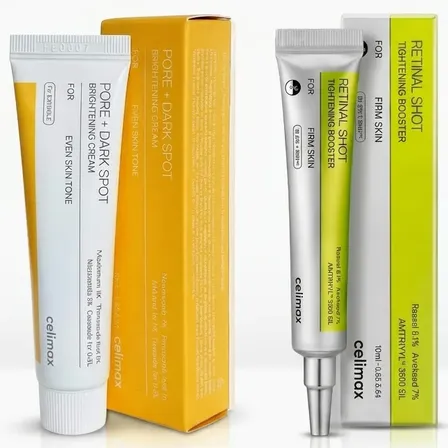 Kit Celimax Clareador Manchas 35m + Retinal Antirrugas 15ml