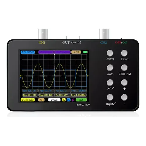 Osciloscópio Digital Portátil De Dois Canais, Amostragem De