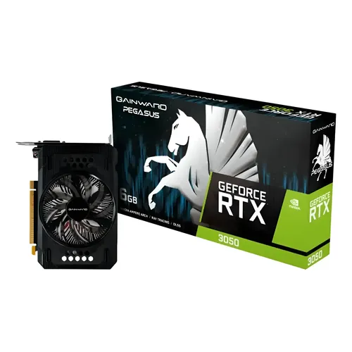 Placa De Vídeo Gainward Pegasus Geforce Rtx3050 6gb Gddr6