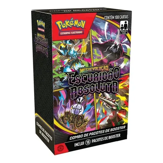 Combo De Booster Pokémon Me05 Escuridão Absoluta