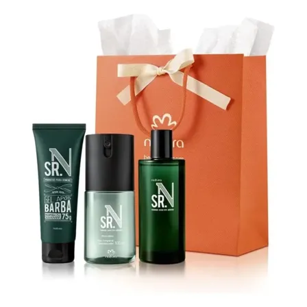 Presente Kit Sr. N Tradicional Natura Masculino Original