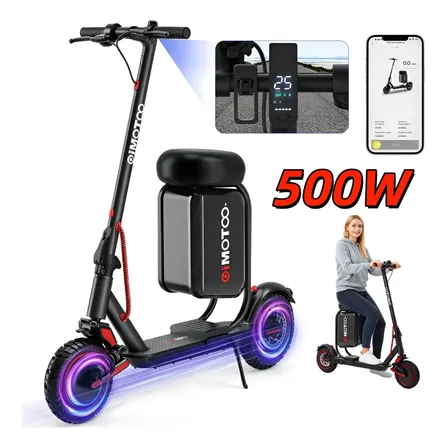 Patinete Elétrico Oimotoo 500w 40km/h C/assento Destacável