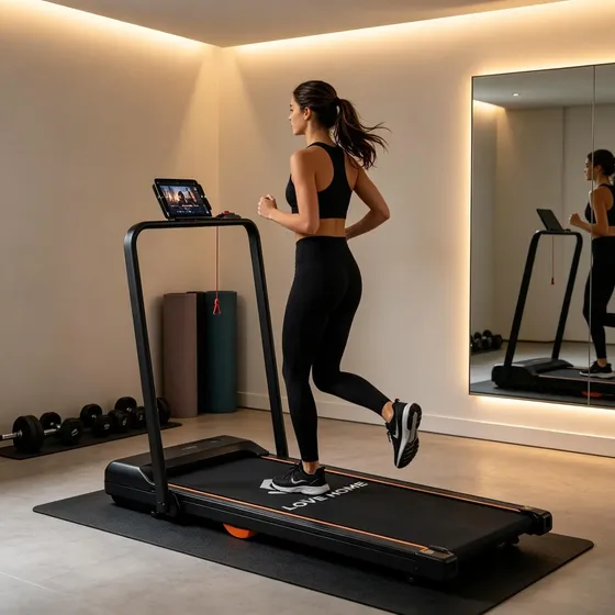 Esteira Elétrica Dobrável 2.5hp 12km/h Bivolt 100kg Led