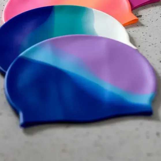 Kit Touca De Natação 20 Toucas Silicone Resistente Unissex