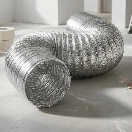 Duto Aluminizado Flexível 150mm 6 Pol Exaustor Coifa 10 Mts
