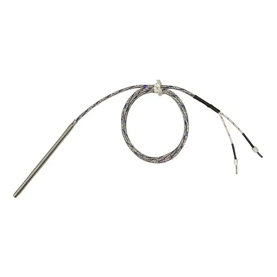 Termopar Tipo J Haste Inox 10cm Cabo 1,50mt Ponta Palito 4,7
