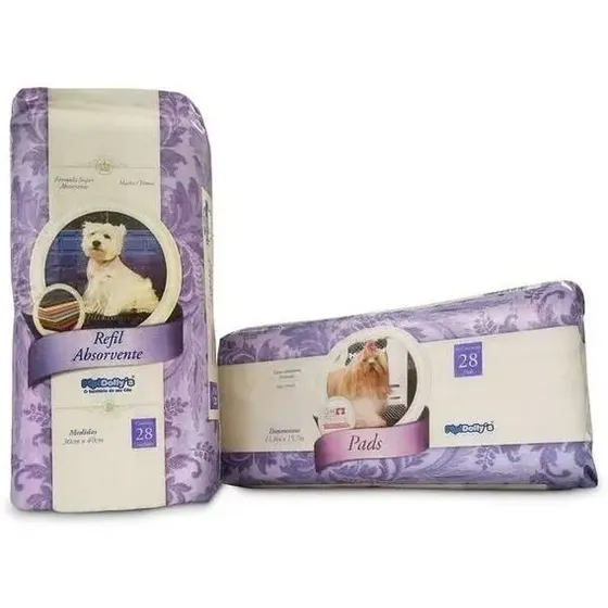2 Refis Absorventes Pipi Dollys 28 Unidades