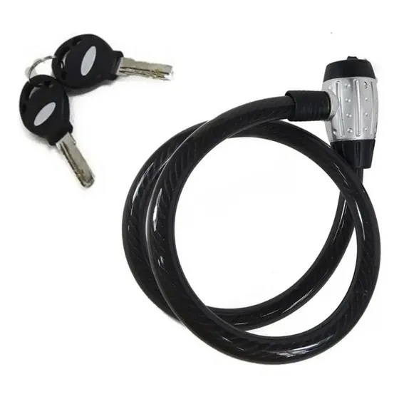 Cadeado Cabo Aço Trava Estepe Hilux Ranger L200 Strada S10
