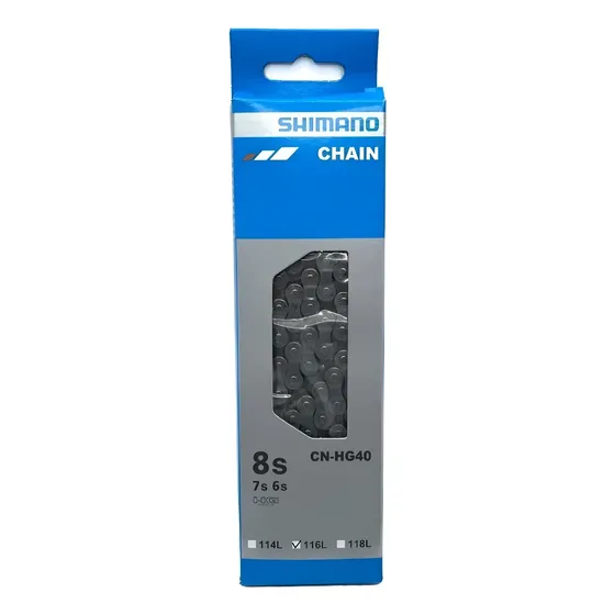 Corrente Shimano Cn Hg40 116 Elos Mtb Speed 7v 8v 21v 24v