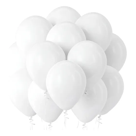 Bexiga Balão Liso 7 Polegadas 50 Unidades