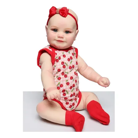 Boneca Bebê Reborn Sophia Corpo De Silicone - Mundo Kids