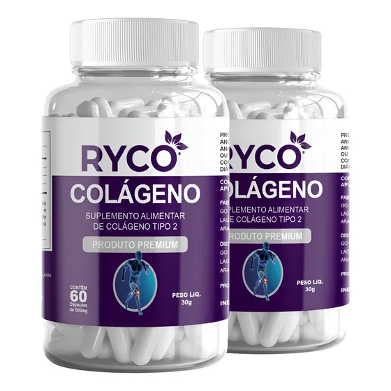 2x Colágeno Tipo 2 40mg Original - Envio Já