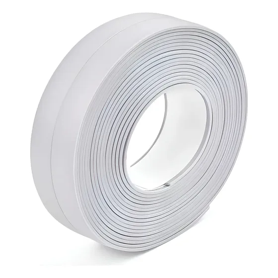 Fita Adesiva Vedação Pvc Impermeável Banheiro Pia Box Rodapé