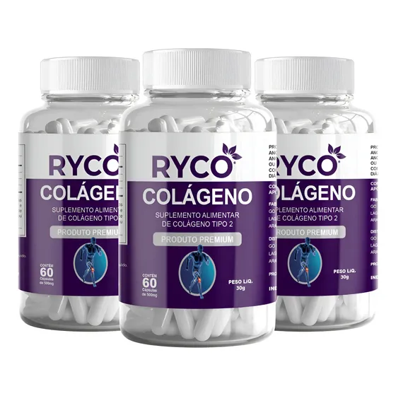 3x Colágeno Tipo 2 40mg Original - Envio Já