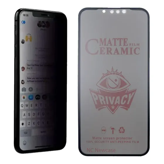 Película Cerâmica Privacidade Espião Fosca Para Samsung