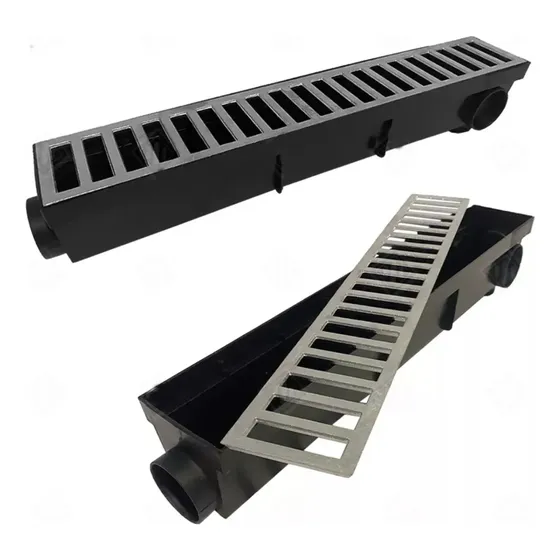 Ralo Linear 10x100 (2 Peças 8x50cm) Grelha + Coletor