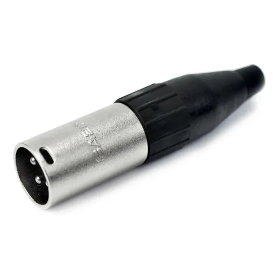 Conector Plug Xlr Canon Santo Angelo Macho De Linha Sa2x