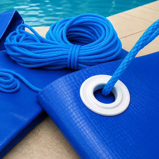 Capa De Piscina 15 Em 1 Pvc 500 Segurança+térmica 5,5x2,5 M