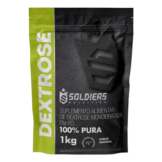 Dextrose 1kg 100% Puro Importado Soldiers Nutrition Natura
