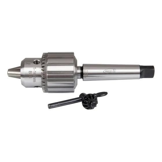 Mandril C/ Chave 5/8 1 A 16mm P/ Torno + Haste Cone Morse 3