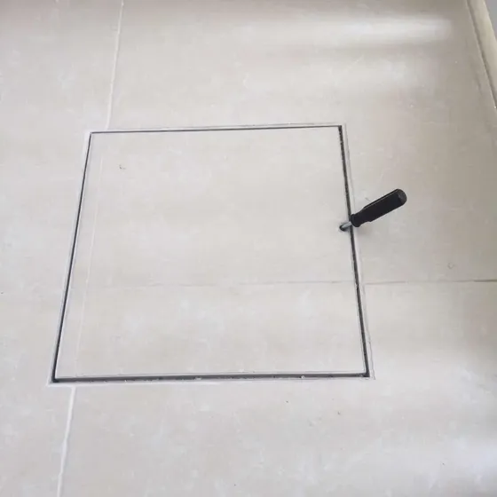 Tampa Esgoto Alumínio 50cm Quadrada Gordura, Cisterna.