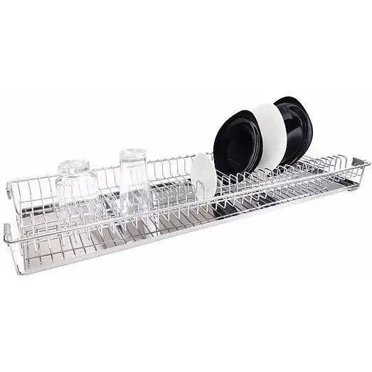 Escorredor Pratos Embutir Fixo 87cm Bandeja Jomer Inox 3073