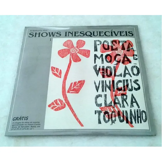 Lp Vinicius De Moraes Clara Nunes Toquinho Poeta Moça Violão