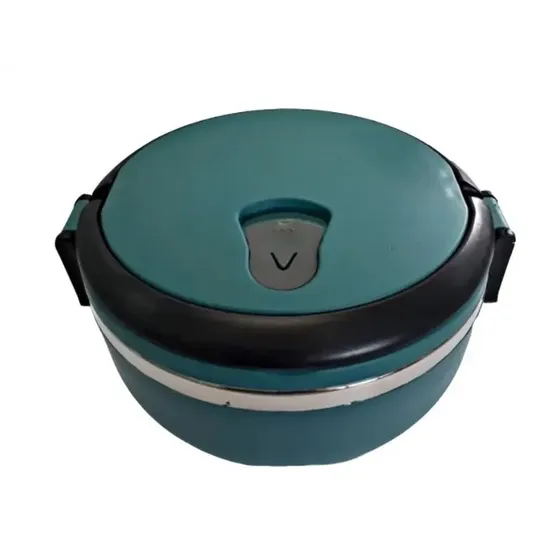 Pote Marmita Térmica Hermética Inox-recipiente Cozinha Verde