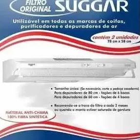 Manta Filtrante Para Depurador Suggar Original - 2 Unidades