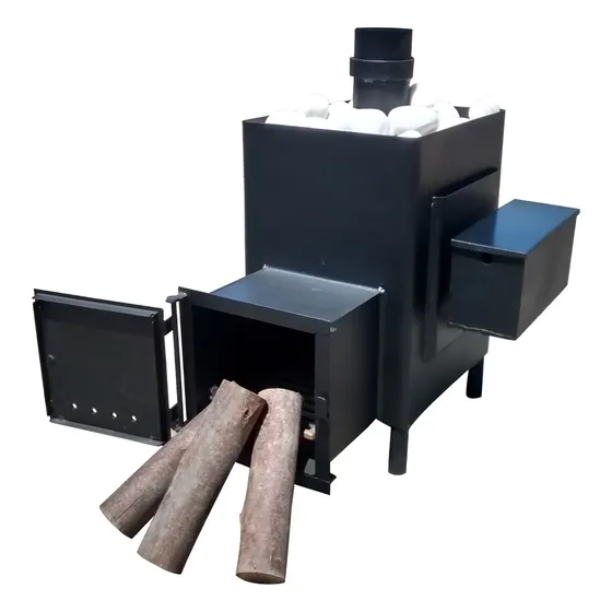 Forno Para Sauna Semi-ùmida A Lenha P/ 15m3