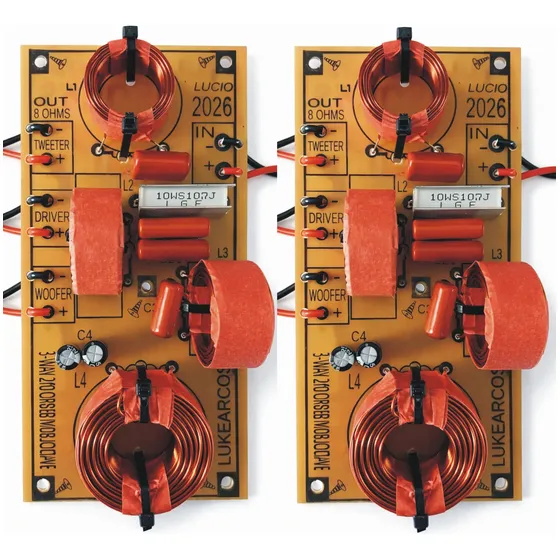 Kit 2 Divisor Frequencia Crossover 3 Vias Woofer,drive,twee