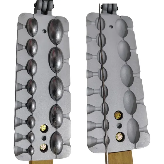 Forma Para Fazer Chumbada De Pesca Oliva Frete Grátis