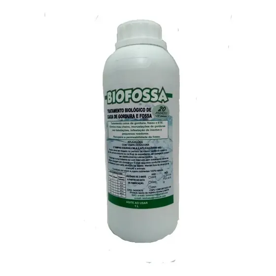 Caixa De Gordura E Fossa Séptica 1 L -20 Semanas