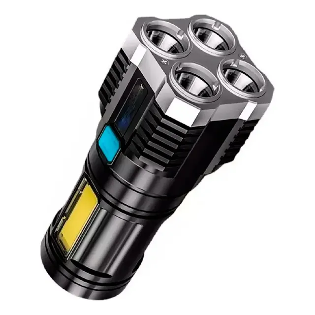 Lanterna Tatica Recarregavel Mais Forte Do Mundo Sitio Led