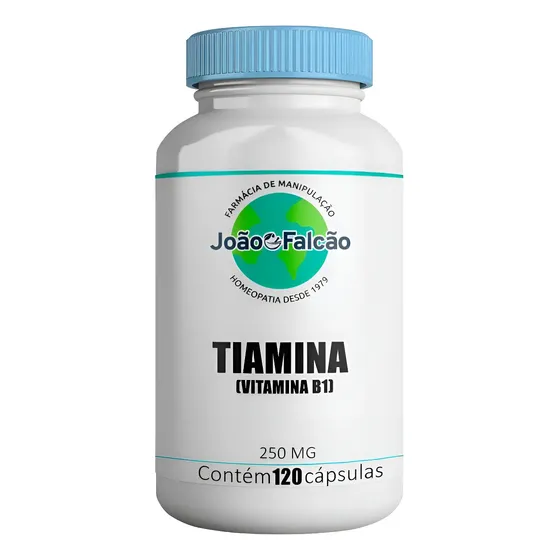 Vitamina B1 (tiamina) 250mg 120 Cápsulas