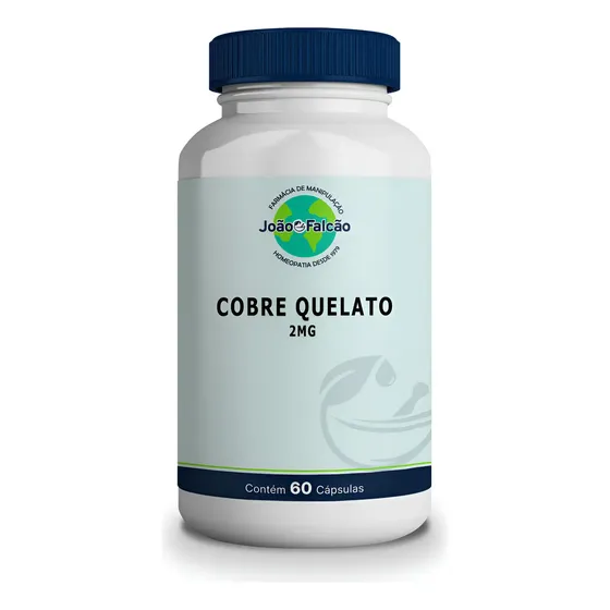 Cobre Quelato 2mg 60 Cápsulas