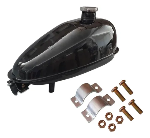 Tanque Combustível Preto 4 Litros Da Bicicleta Motorizada